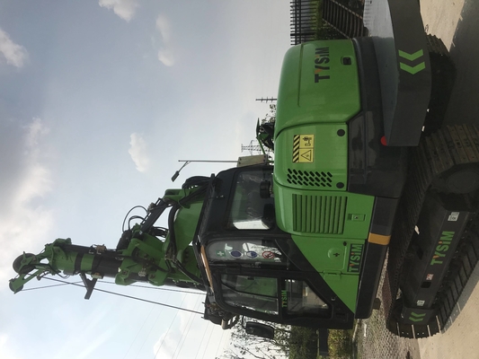 40rpm 12M Depth Piling Rig Machine With 4.5t Pull Force