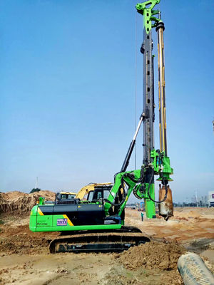 TYSIM KR150C الروتاري Borehole Pile Rig Foundation معدات حفر البناء عزم الدوران 150kN.m كحد أقصى.
