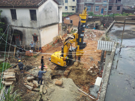 آلة حفر الخوازيق الهيدروليكية 24 متر