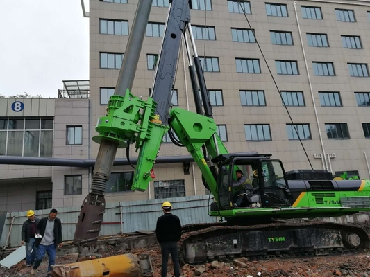 آلة الحفر الدوارة ذات الخوازيق المتوسطة لعمق البناء 88m Kr285c