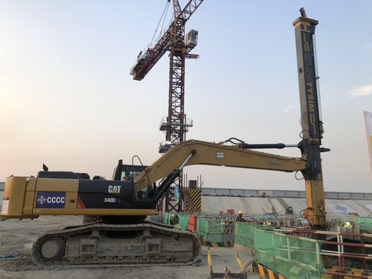 KM260 الهيدروليكية خوازيق تلاعب اسطوانة سلك حبل الحفر العمودي 27180mm
