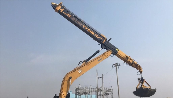 4.6t أجزاء الارتباط الحفار ذراع تلسكوبية