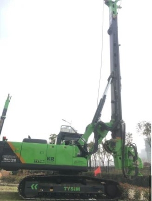 قطر 1300/1500 مم جهاز خوازيق هيدروليكي Tysim KR125A كلاي جيولوجيا هول الوقت 40 دقيقة