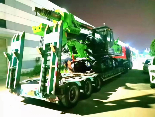قطر 1300/1500 مم جهاز خوازيق هيدروليكي Tysim KR125A كلاي جيولوجيا هول الوقت 40 دقيقة