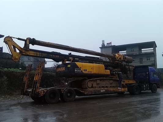 KR125A الروتاري الحفر جهاز كومة آلة البنية التحتية كومة معدات القيادة 37m