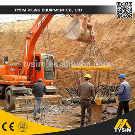 الهندسة البناء الهيدروليكية كومة كسارة آلة 600 ~ 1800mm القطر