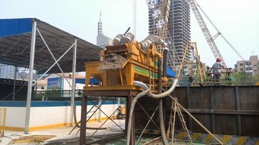 RMT200 Drilling Mud Desander مصغرة آلة دق خوازيق الطين Desilter قطع نقطة 0.06mm