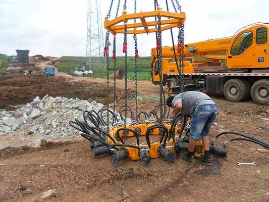 المهنية كومة معدات القطع الهيدروليكية سائق كومة البناء كومة ملموسة