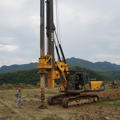 1300mm Dia 43m Depth KR125C Bored Pile Drilling Machine Borehole Drilling Equipment عزم دوران عالي الاستقرار 125 kN.m