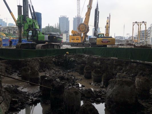 آلة حفر خوازيق هيدروليكية دوارة منخفضة الارتفاع KR300DS كحد أقصى.