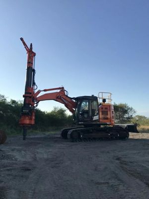 KR50D 30 rpm الهيدروليكية الصغيرة الروتاري آلة دق خوازيق 20 م كحد أقصى. قطر الحفر 1200 مم