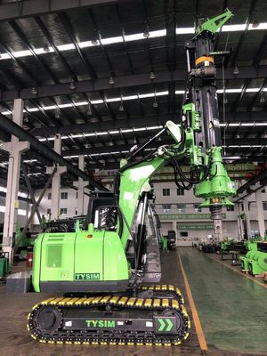 Excavator Hydraulic Piling Rig with 4300mm Operating Width 6~27 RPM Speed and 20 M Hoisting Height for Heavy Construction