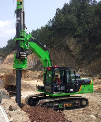 Hydraulic Piling Rig with 10.8L Displacement Engine 30m Drilling Depth and 20kN.m Max Torque for Efficient Piling Operations