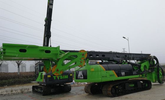 Hydraulic Piling Rig with Working Speed 5 to 26rpm Max Pile Depth 20mm and Pile Diameter 300~1050 Mm