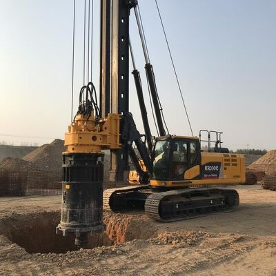 KR300C آلة حفر حفر دوارة مع 320 kN.m عزم الدوران ل 54m عمق الحفر و 2500mm قطر