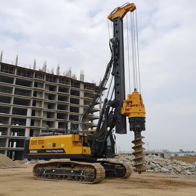 ماكينة حفر دوارة KR300C بعمق حفر 54 مترًا وعزم دوران 320 كيلو نيوتن متر وقطر حفر 2500 مم للأساسات الشاهقة