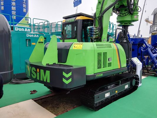 معدة حفر أساسات مستعملة بنظام هيدروليكي مغلق، أقصى طول للوتد يصل إلى 30 مترًا ومحرك ISUZU AA-6HK1XQP لأعمال الأساسات